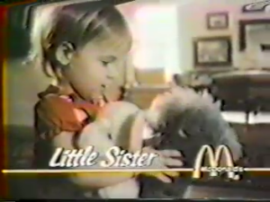 1979 McDonald's Commercial "Little Sister"