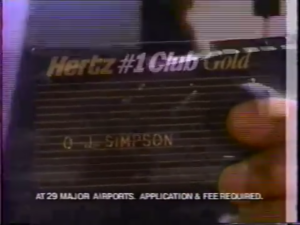 1993 Hertz with OJ Simpson